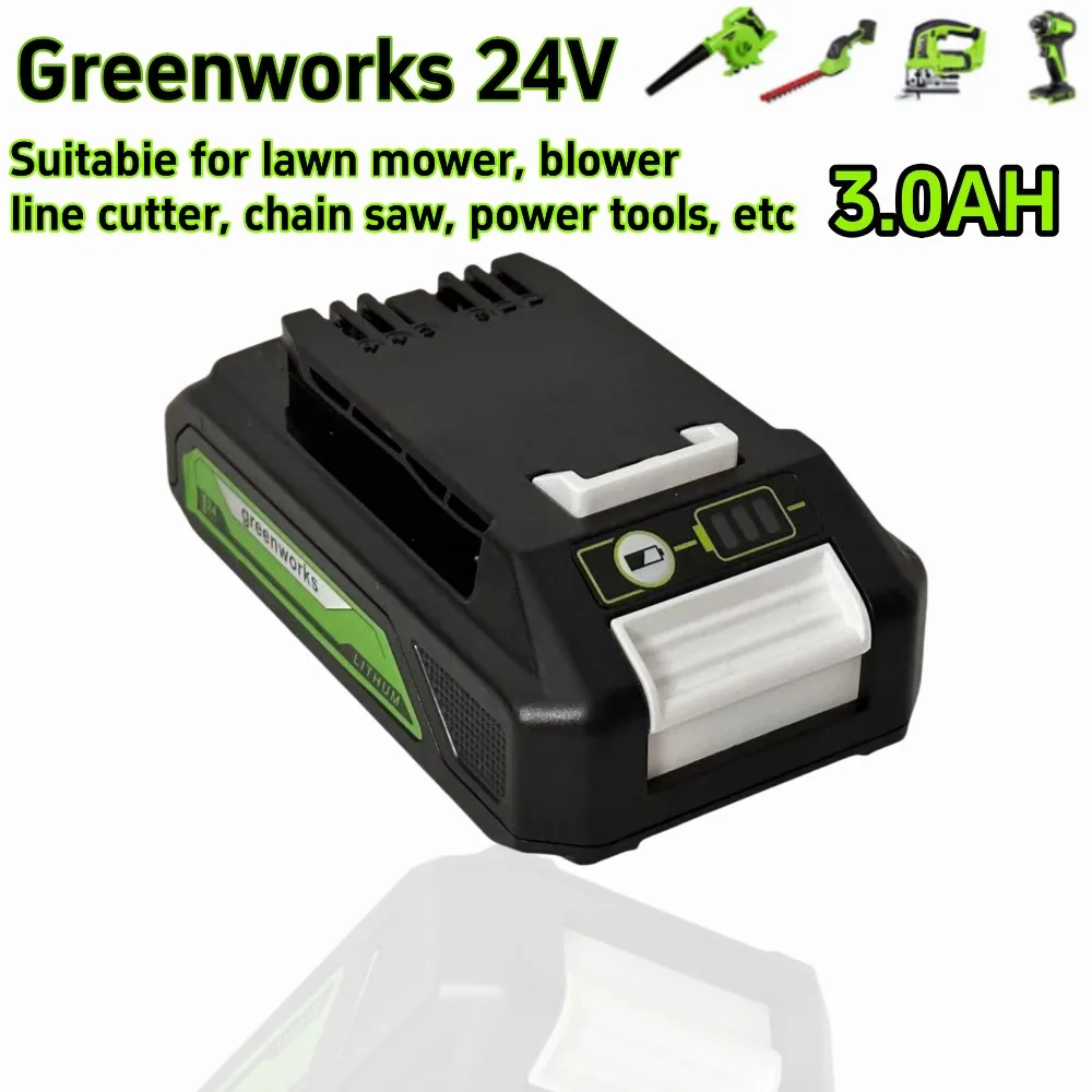 Литий-ионная батарея Greenworks 24 в 100% Ач (Greenworks батарея) оригинальный продукт новый