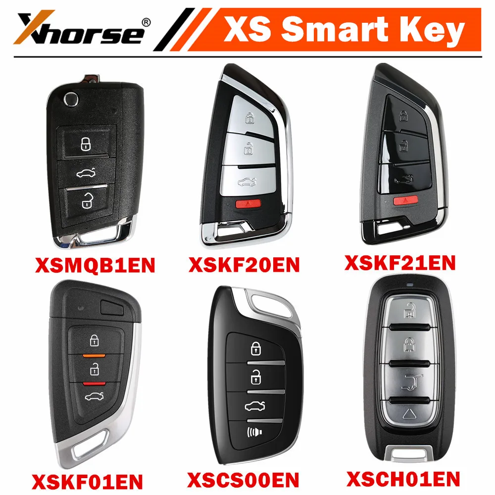 1 шт. XHORSE XS Series Smart Key XSKF01EN XSCS00EN XSMQB1EN XSKF20EN XSKF21EN XSCH01EN английская версия