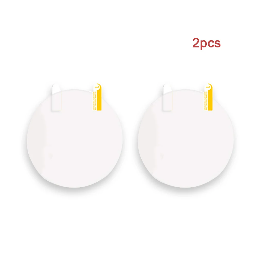 

Round 100MM Car Waterproof Rainproof Anti-scratch Side Mirror 2pcs Replacement Rear-view Mirror Protective Film Glass Film