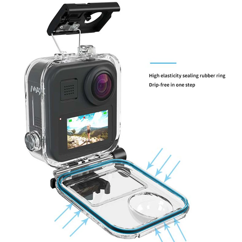 20M Waterproof Housing Case For GoPro MAX 360 Action Camera Touchscreen Shell Cover For GoPro MAX 360 Dive Case Accessories enlarge