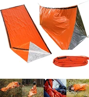 pe aluminum film emergency sleeping bag thermal first aid survive reflective tent anti dirty tide pad outdoor camping excursion