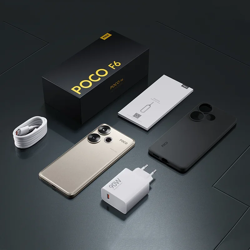 Смартфон POCO F6 5G Global Version с турбо-зарядкой 90W, 120Hz Flow AMOLED дисплеем, 50MP камерой с OIS и процессором Snapdragon 8s Gen 3 (art.: 3920db902ba93) - 3920db902ba93