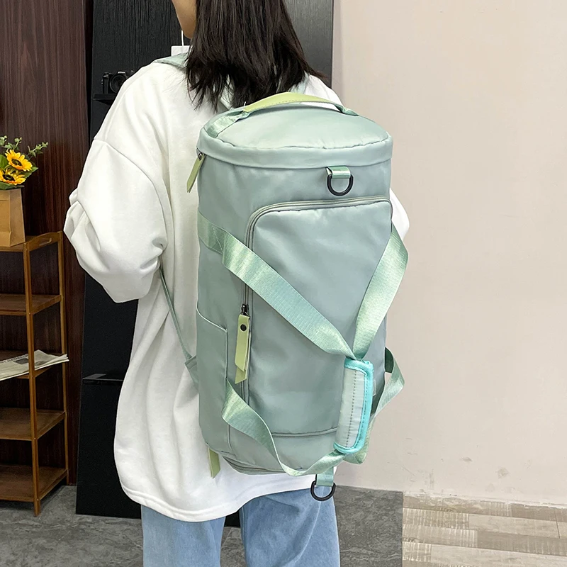 Large Capacity School Bag Female Multi-Purpose Backpack Computer Backpack Male Cross-Body Bag Students Sports Fitness Bag M611