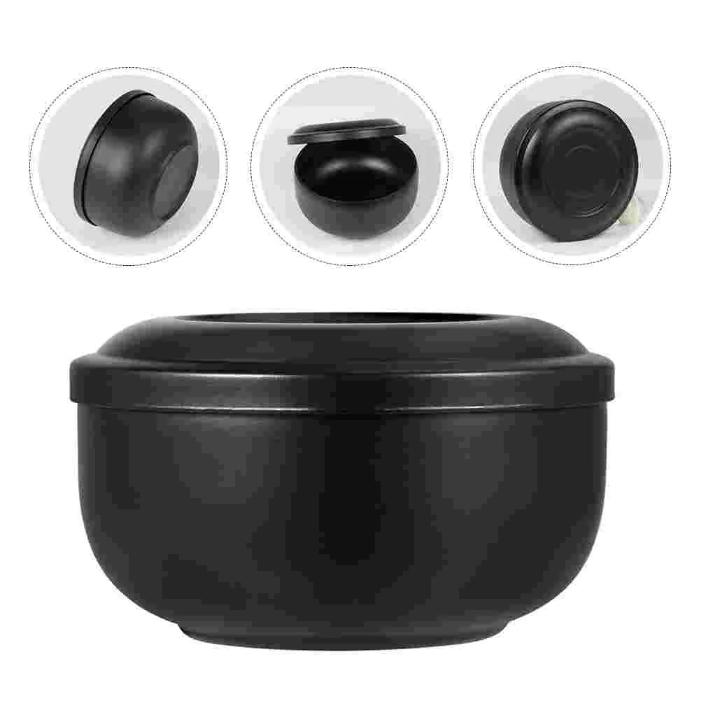 

Shaving Bowl Soap Mug Cup Cream Shave Container Foaming Smooth Mens Scuttle Face Metal Mixing Luxury Men Simple Lid Facial