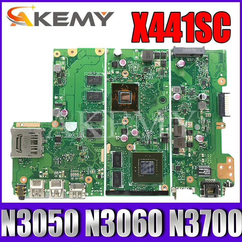 

X441SC Motherboard GT810M GPU N3050 N3060 N3150 N3160 N3700 N3710 CPU 2GB RAM 4GB RAM For Asus X441S X441SC Notebook Mainboard