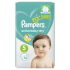 Подгузники Pampers Active Baby-Dry 11-16 кг, размер 5, 16 шт.