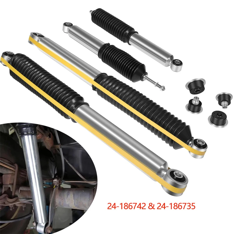 Фото Амортизаторы передней и задней подвески для Chevrolet Silverado GMC Sierra 1500 HD - 3500 HD 1999-2010, замена 24-186742 24-186735 №1
