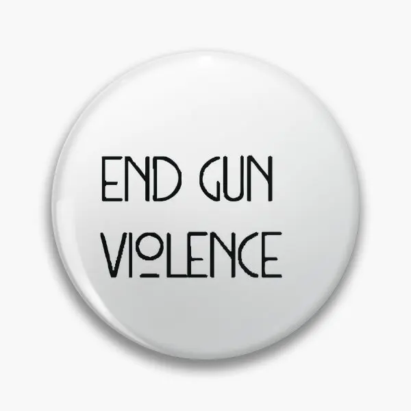 

Мягкая Металлическая Булавка с пистолетом и надписью «End Gun»