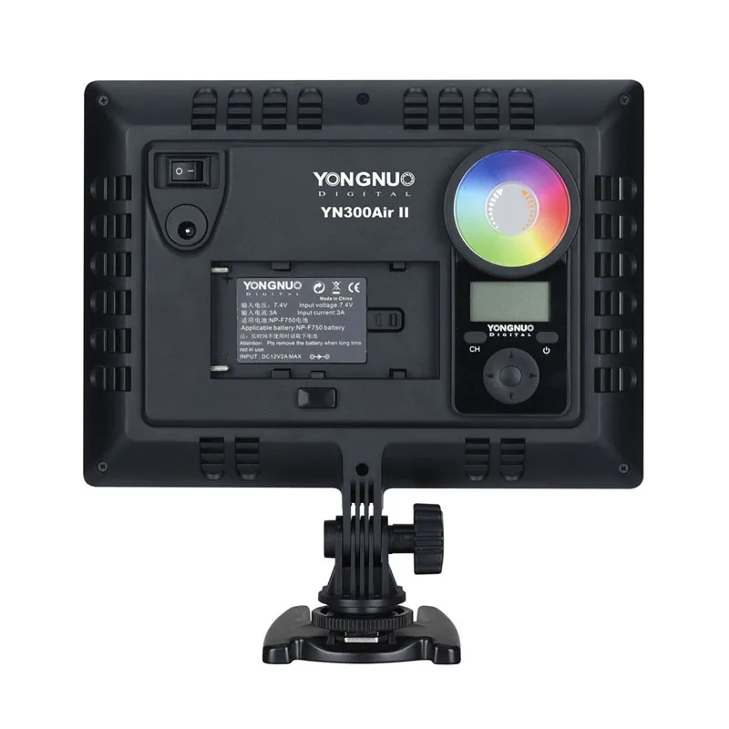 Светодиодная подсветка YONGNUO YN300Air II YN-300 Air Pro RGB лампа для видеосъемки опционально с