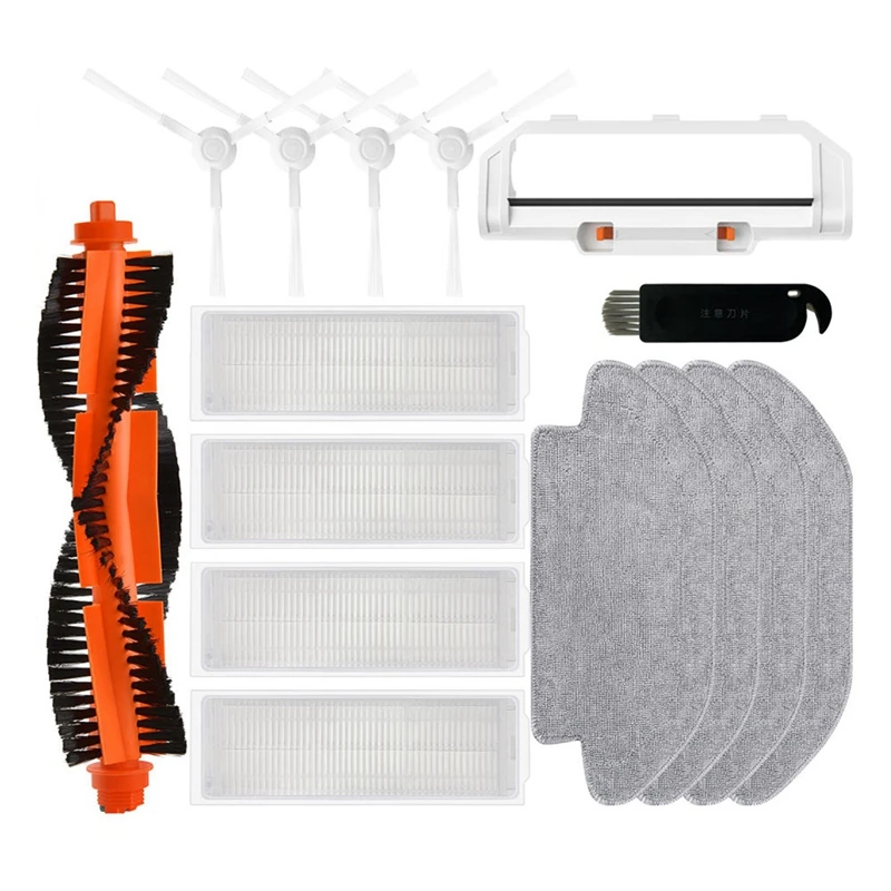 

For Xiaomi Mijia Robot Vacuum Mop 3C B106CN Accessory Main Side Brush Hepa Filter Mop Rag Cloth Cover