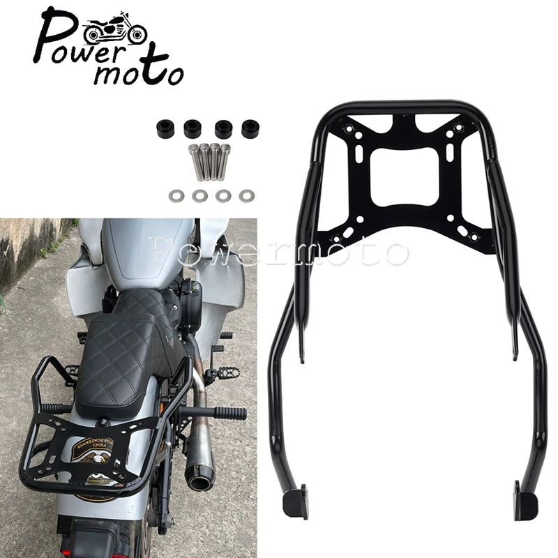 

Багажник для заднего багажника мотоцикла, держатель для верхней модели, кронштейн для пассажирского багажника для Harley Softail Street Bob 114 стандарт