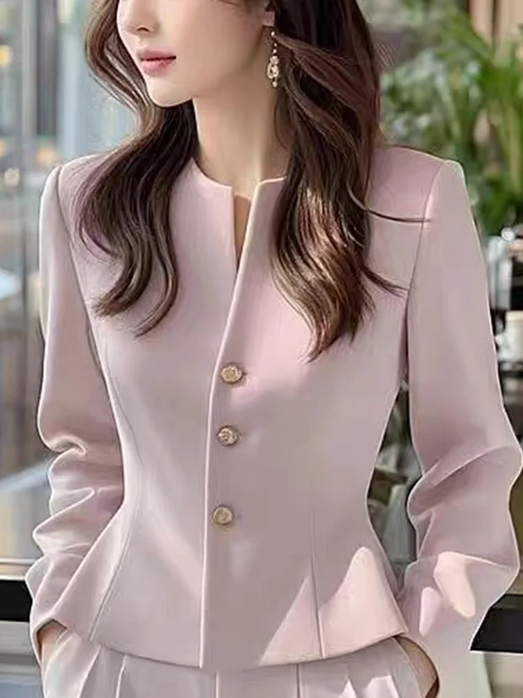 Высококачественный короткий изящный женский топ осень и зима 2024 новое шикарное