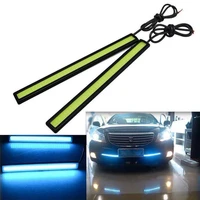 20x new 17cm led cob daytime running light waterproof dc12v car light source parking fog bar lamp strip lights car accessories