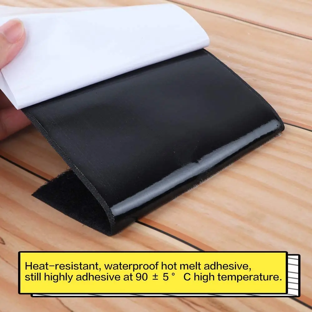 1 метр крепкая самоклеящаяся лента для крепления крючок и петля Черно-Белая