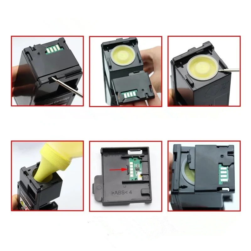 Картридж с тонером чип для порошка и упора Xerox Phaser 6000 6010 WorkCentre 6015 for 106R01630 106R01627
