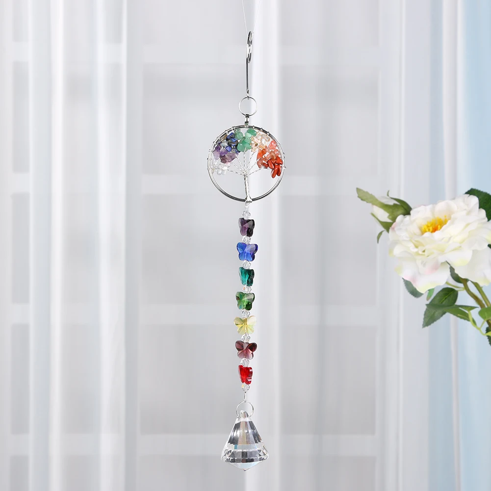 

Miniature Romantic Crystal Figurine Colorful Stone Maple Transparent Ornament Glass Handmade Gifts for Holiday Supplies