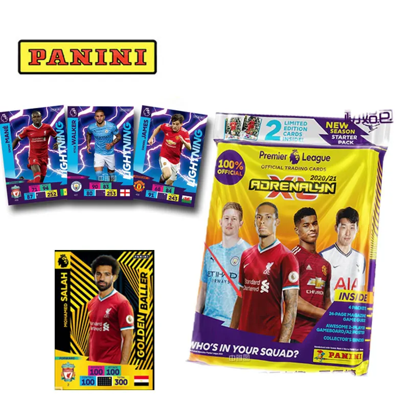 

New Panini Football Star Card The Official Trading Cards of The Premier League 2020-21 Collection Card Game Fans Cards Kid Toy