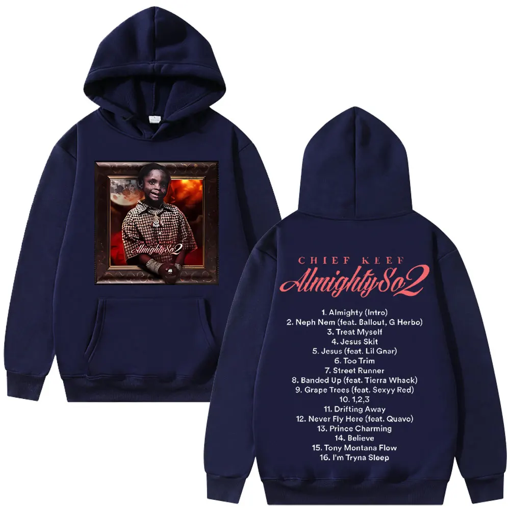Фото Rapper Chief Keef Hip Hop Oversized Hoodie Almighty So 2 Graphic Hoodies Men Women Clothing Fashion Sweatshirt Men's Streetwear №4