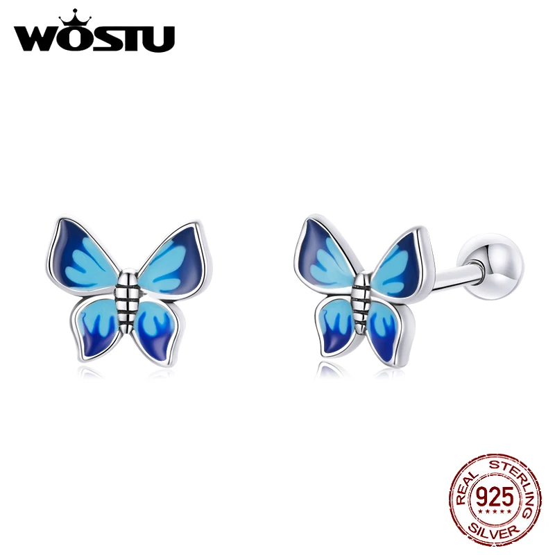 Женские серьги-гвоздики в вечерние насекомых из серебра 2021 пробы | Украшения и