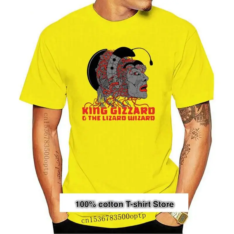 

Camiseta negra de mago de King, Gizzard y The Lizard, talla M-3XL, Harajuku, Hip-Hop, nueva