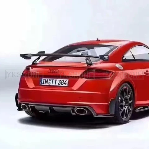 Задний бампер из углеродного волокна, диффузор, спойлер для Audi TT MK3 Standard 2015 2016 2017 2018, задний диффузор