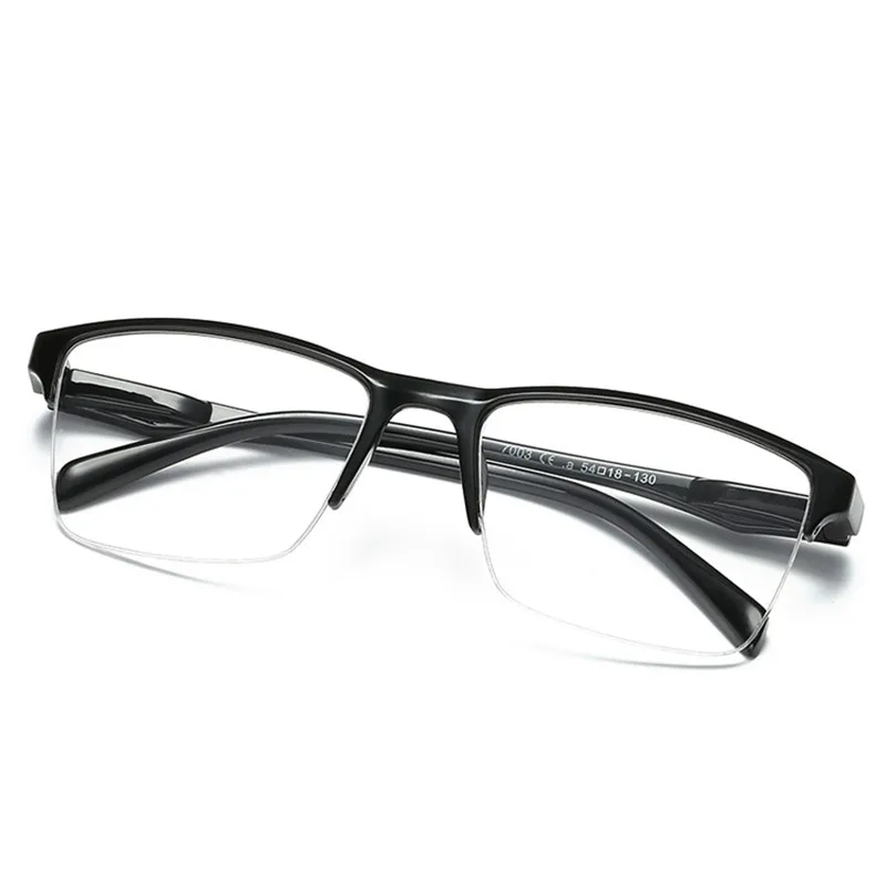 

Half Frame Reading Glasses Ultralight Square Presbyopic Glasses Men Women +0.25 To +4.0 Eye Glasses for Men