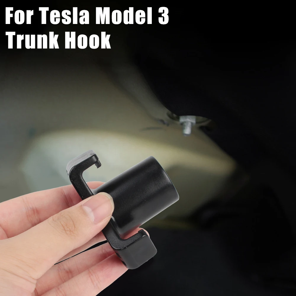 

Car Accessories Stowing Tidying Trunk Grocery Bag Hook 2021 Upgrade Version For Tesla Model 3