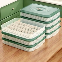 useful large capacity eco friendly picnic fruit food storage box for home refrigerator organizer dumpling organizer