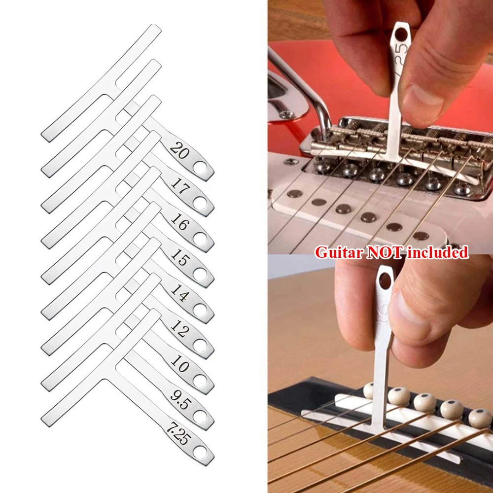 57 PCS Guitar Repair Maintenance Tools Kit with Carry Bag String Action Ruler Luthier File Bridge Pins for Ukulele Bass |