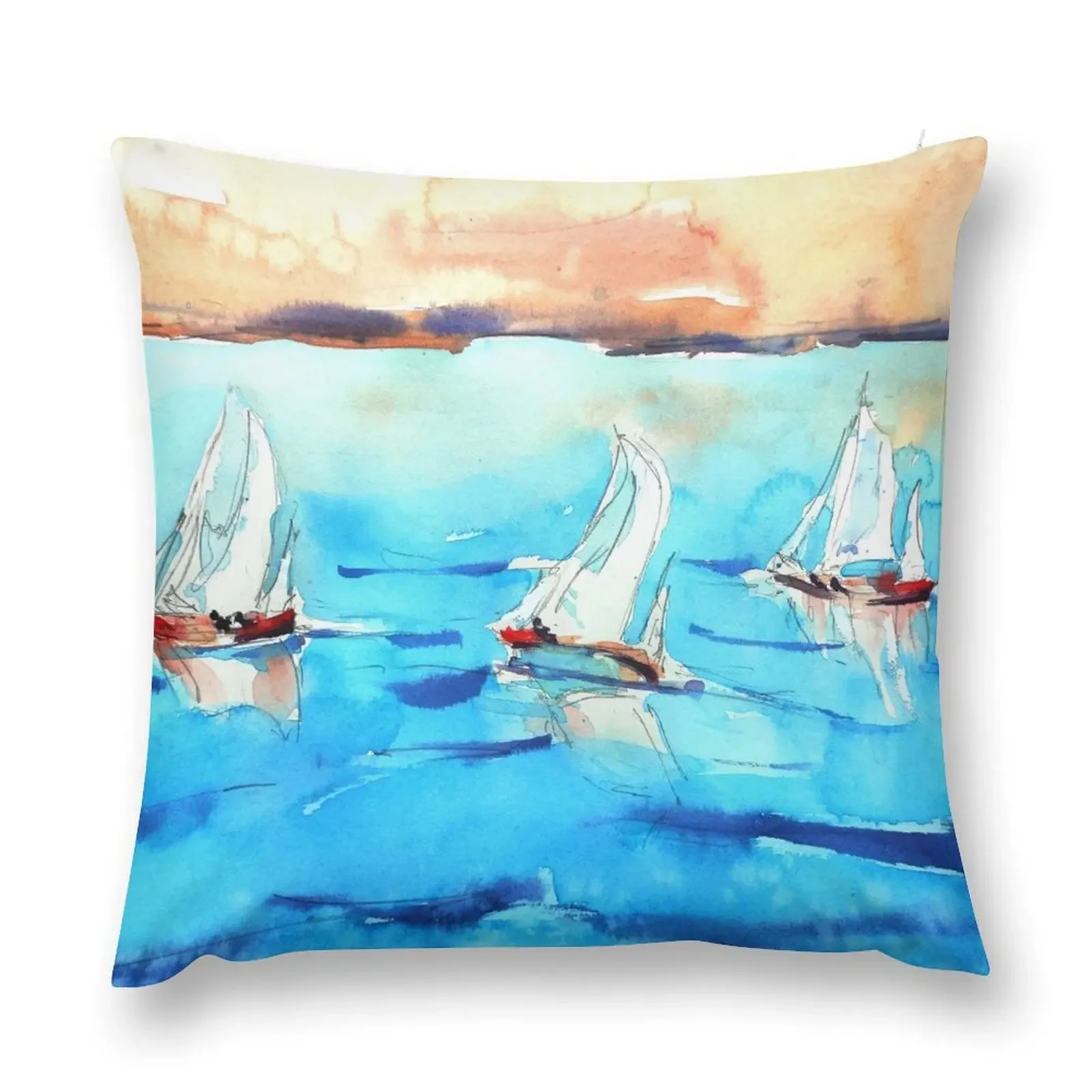 Salcombe Bay Парусный спорт - Современный декор стен Размышления парусных лодок