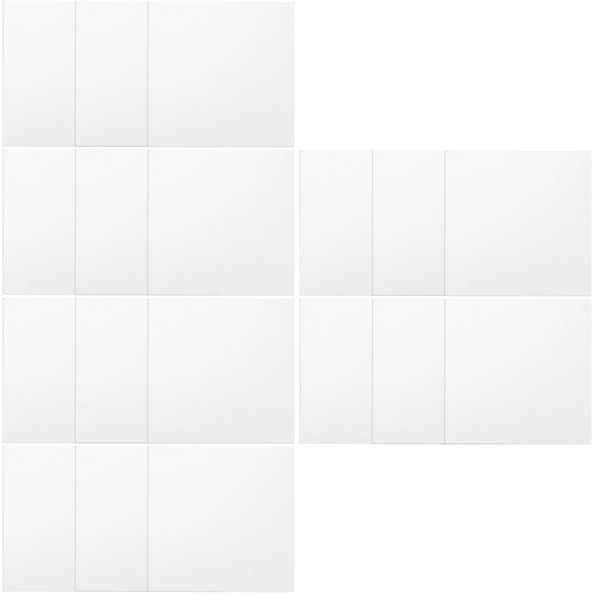 

18 Pcs Cloth Drawing Boards Painting Cloth Panels Crafted DIY Painting Boards Draw Supply