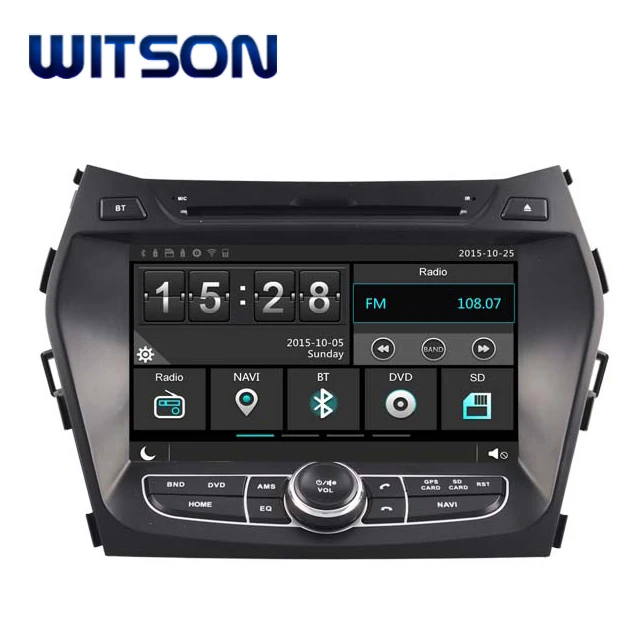 WITSON SANTA FE 2013 Автомобильная радионавигационная система WIFI фронтальная камера DVR