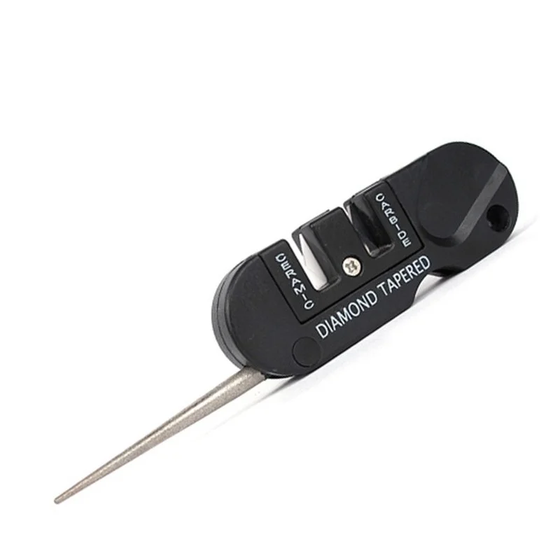 

Sharpen Fish Hook Pocket Diamond Tool Camp Hike Outdoor 1PCS Portable Tungsten Ceramic Carbide Knife Whetstone Sharpener