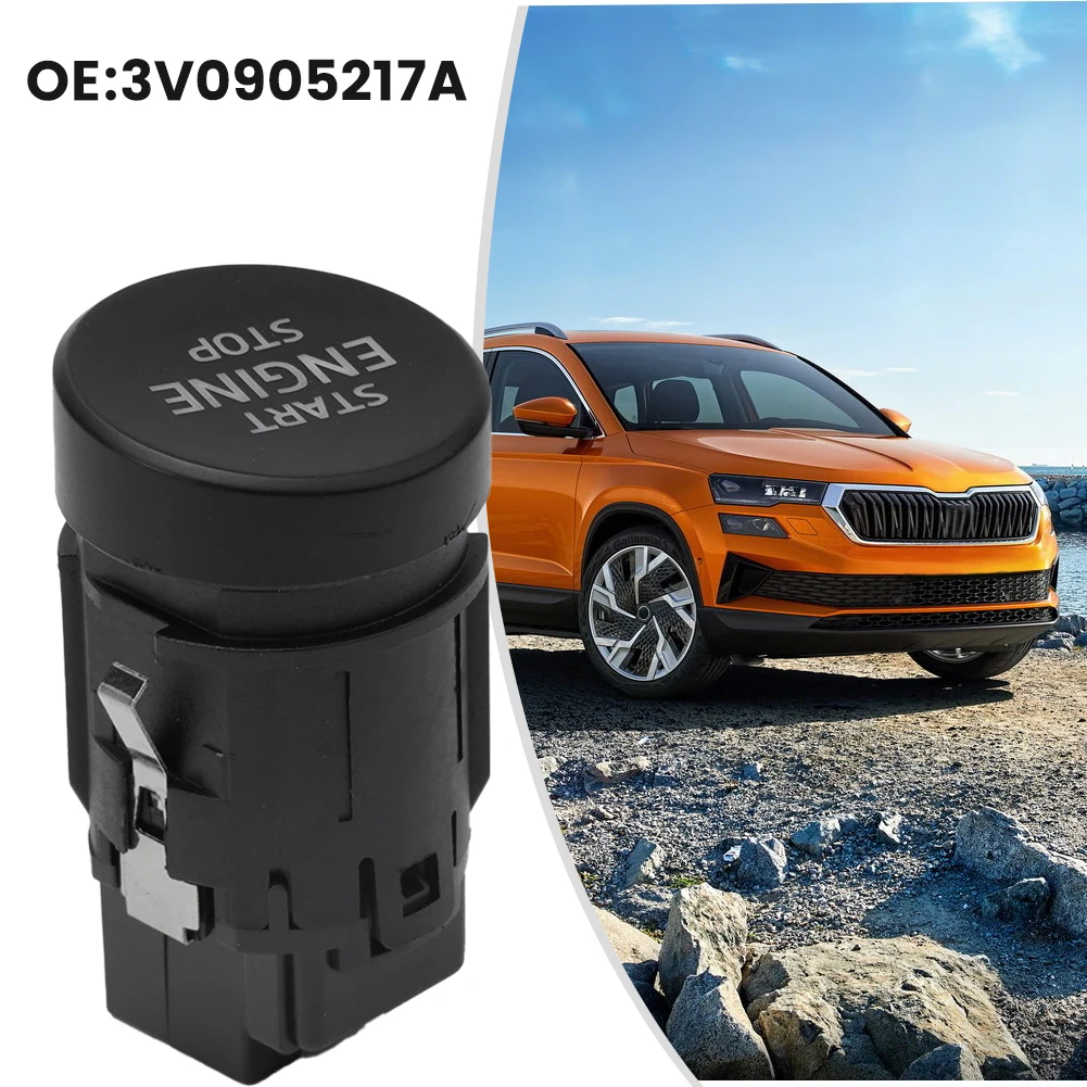 

Кнопка переключателя включения и остановки двигателя Aoto, подходит для Skoda Scala Karoq Kodiaq, переключатель двигателя салона автомобиля OE 3V0905217A 3V0905217