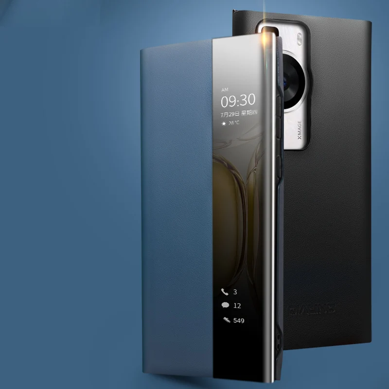 Новый чехол QIALINO из натуральной кожи для телефона Huawei Ascend P60 Pro тонкий флип-чехол с