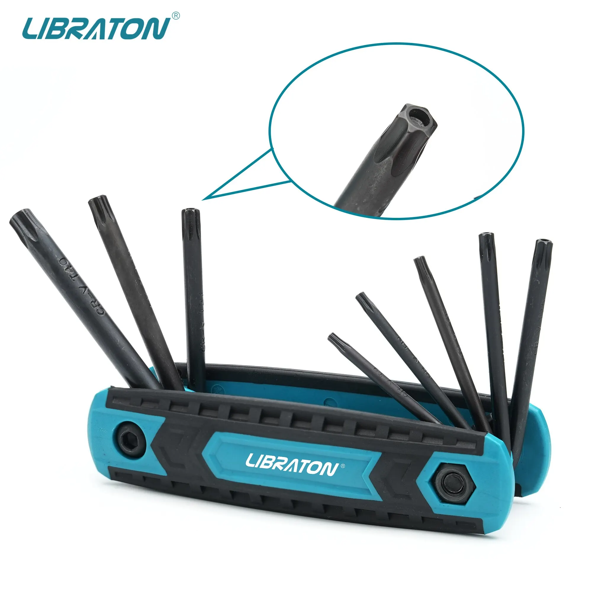 

Складные шестигранные ключи LIBRATON 8 в 1