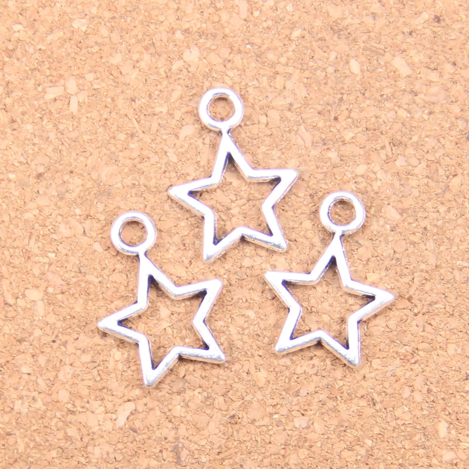 

126 шт. подвески звезда пентаграмма 16x2 2 мм фотоэлемент, ВИНТАЖНАЯ фотография, DIY для браслета ожерелья