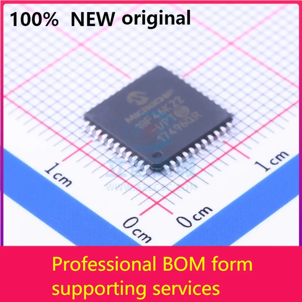 

PIC18F46K22T-I/PT PIC18F46K22T-I/PTNew Оригинальный оригинальный чип IC 100% оригинал