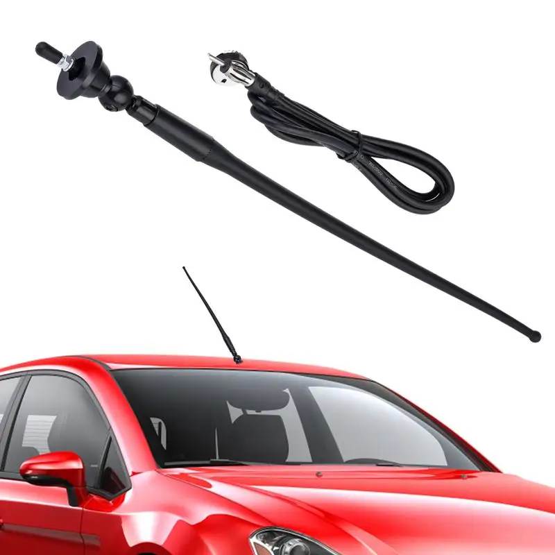 

AM/FM антенна для замены автомобиля из алюминиевого сплава стандартная антенна AM/FM прочная Автомобильная одношумная антенна для легковых автомобилей