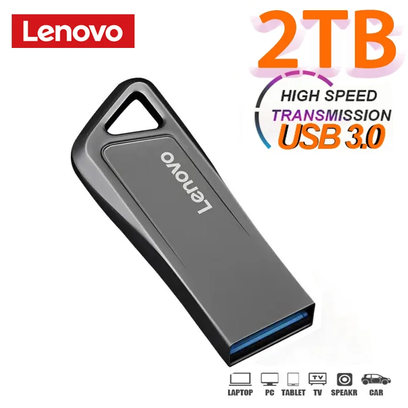 Оригинальный флэш-накопитель Lenovo металлический U-диск 2 в 1 OTG 1024 ГБ 64 USB 3 512 ТБ