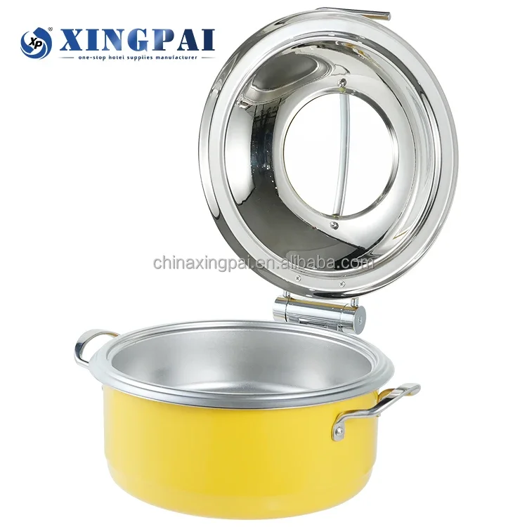 Прямая продажа с фабрики XINGPAI блюдо для жарки шведский стол желтый цвет наборы