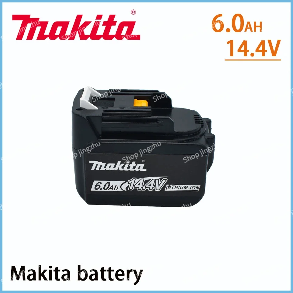 

Original Makita 6000mAh 14.4V Rechargeable Li-ion Battery For Makita 14V Power Tools 6.0Ah Batteries BL1460 BL1430 1415 194066-1