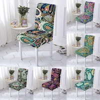 3d mandala printed spandex chair covers elastic seat cover chair slipcovers for dining room wedding banquet hotel kitchen office