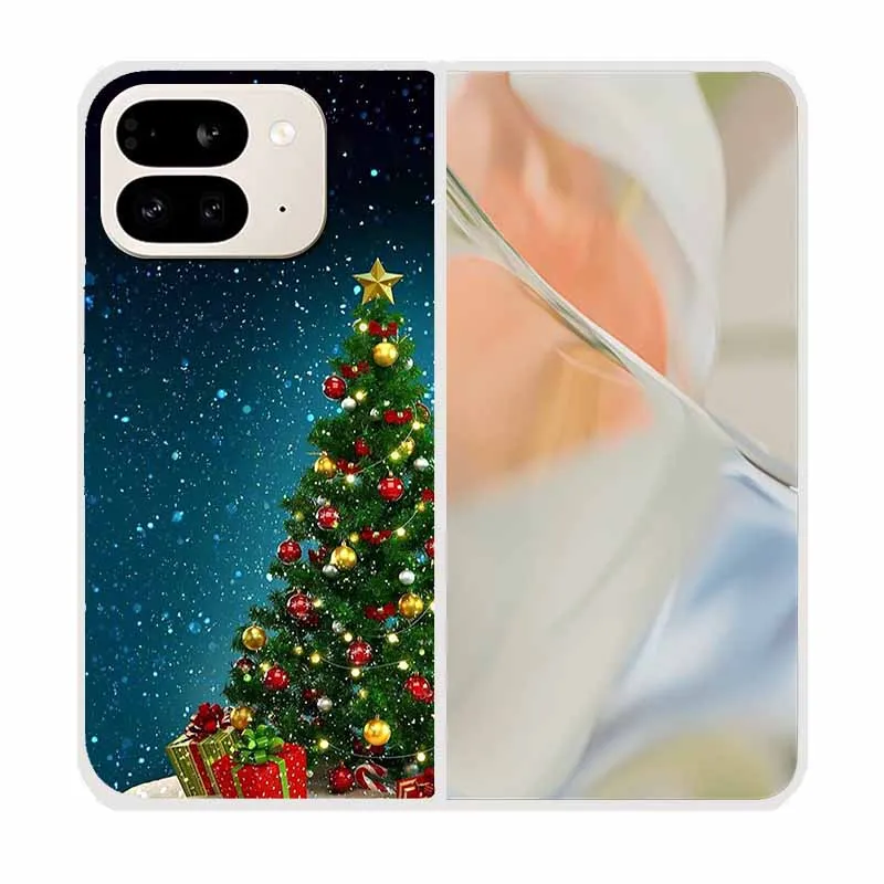 Складная задняя крышка для Google Pixel 9 Pro телефона из прозрачного твердого пластика