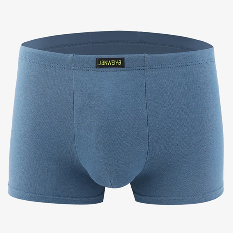 4-packs 2019 New Men's Boxer Pantie Lot Underpant Loose Large Short Cotton Plus L-6XL Underwear Boxer Male XXXXL