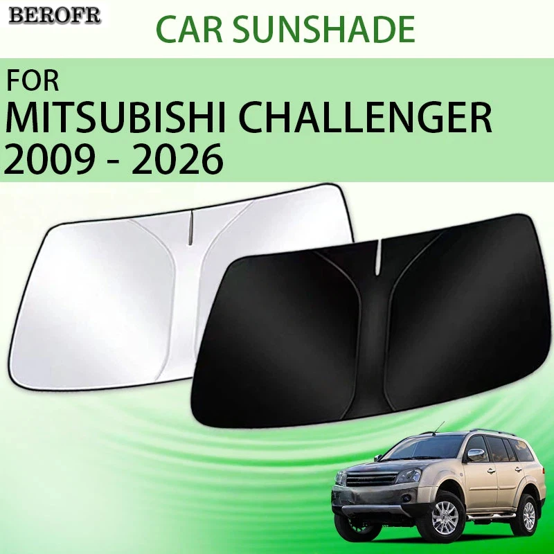 Фото Солнцезащитный козырек для автомобиля Mitsubishi Challenger 2009-2015, 2016-2026, Pajero Sport PB QE QF, аксессуары, защита переднего стекла, хранение №1