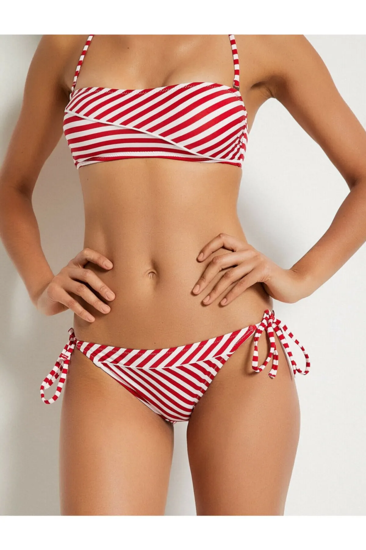 

Женское бикини, Красные Полосатые бикини, одежда для плавания, купальник, сексуальное бикини, новинка 2022, бикини пуш-ап, новый комплект бикин...