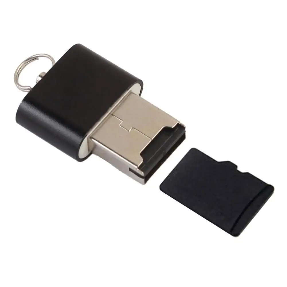 

Ultra-thin Mini Aluminium Alloy 480 Mbps USB 2.0 T Flash TF Micro SD Memory Card Reader Adapter
