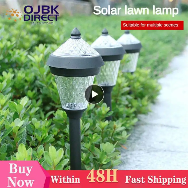 

Outdoor Lighting Lawn Lamp Brightness Enough Automatic Lights Floor Lamp Warm Light No Fear Of Wind And Rain Insert Lamp