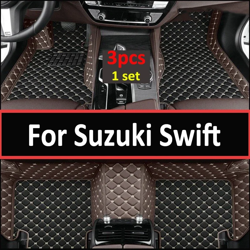 Кожаные автомобильные коврики для Suzuki Swift AZG412 413D 414 2011 ~ 2017 5 дверей